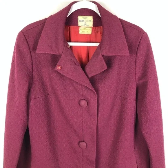 VOGUE Malou La Casse Vintage Long Coat - Picture 5 of 8